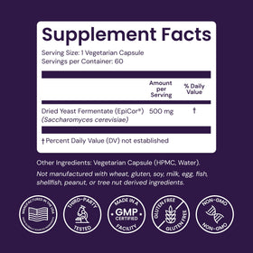 Healthy Origins EpiCor Levure Séchée 500 mg gélules végétales en contexte