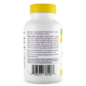 Healthy Origins Fer Ferrochel 45 mg 180 gélules, vue de côté