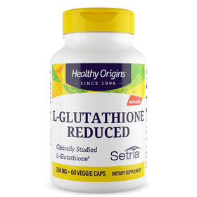 Healthy Origins L-Glutathione 250 mg 60 capsules végétales en vue de face