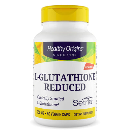 Healthy Origins L-Glutathione 250 mg 60 capsules végétales en vue de face