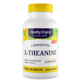 Healthy Origins L-Theanine 100 mg 180 gélules végétales vue avant