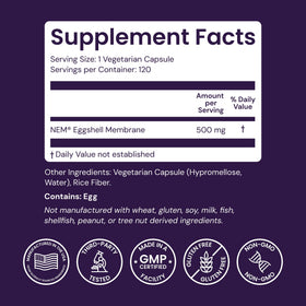 Healthy Origins Membrane d'Oeuf 500 mg boîte montrant le design