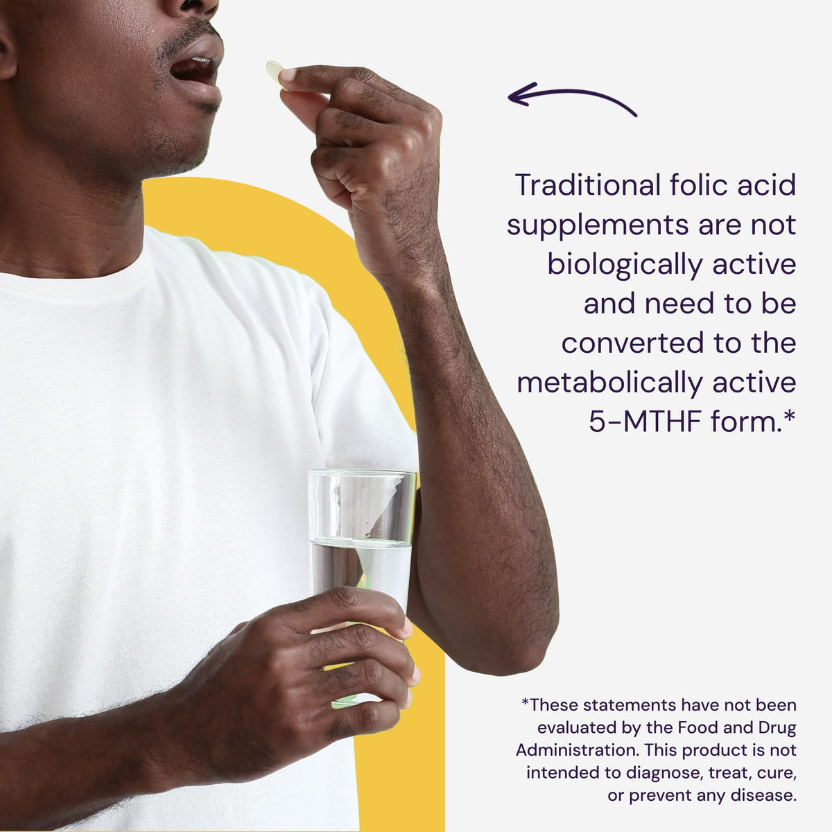 Healthy Origins Methyl Folate Quatrefolic 800 mcg - boîte avec capsules
