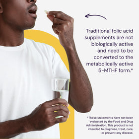 Healthy Origins Methyl Folate Quatrefolic 800 mcg - boîte avec capsules