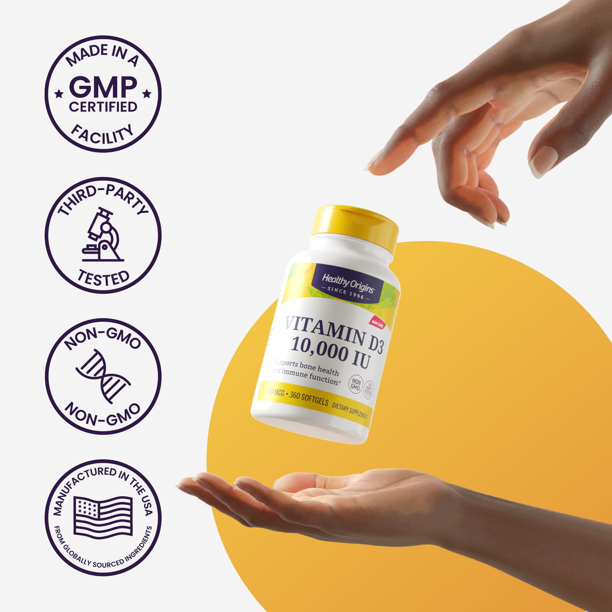 Healthy Origins Multi-Enzymes 90 gélules végétales dans un environnement naturel