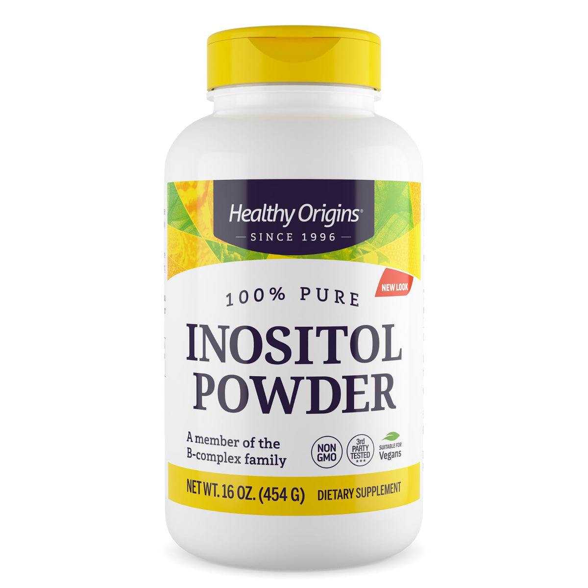 Healthy Origins Poudre d'Inositol B8 454g avant