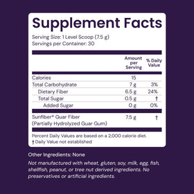 Healthy Origins Poudre de Fibre 225g en utilisation dans un smoothie