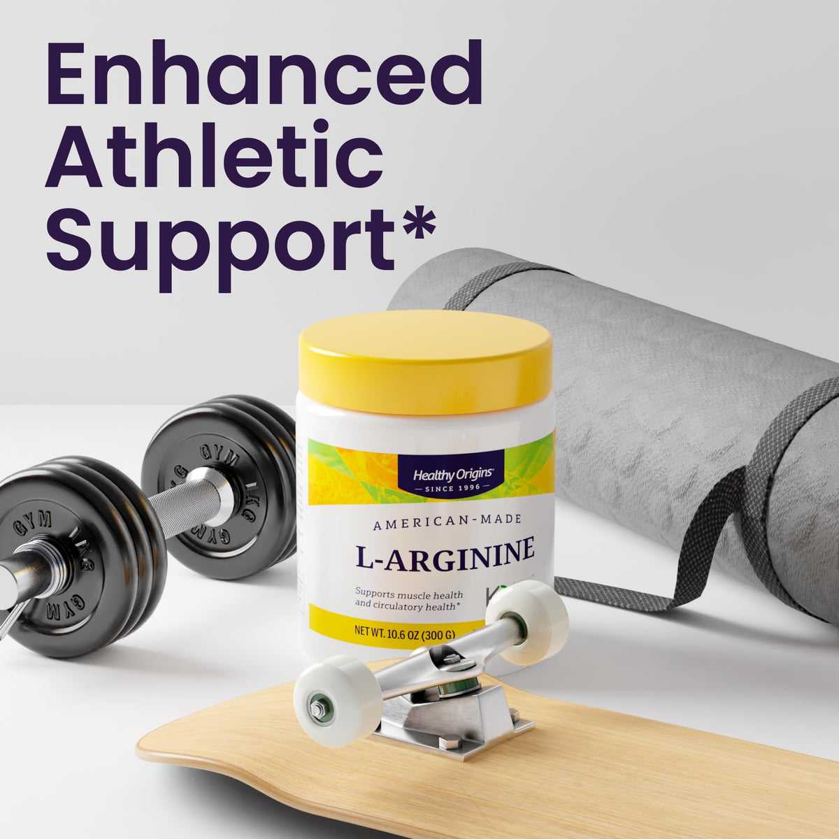 Healthy Origins Poudre L-Arginine 300g en utilisation