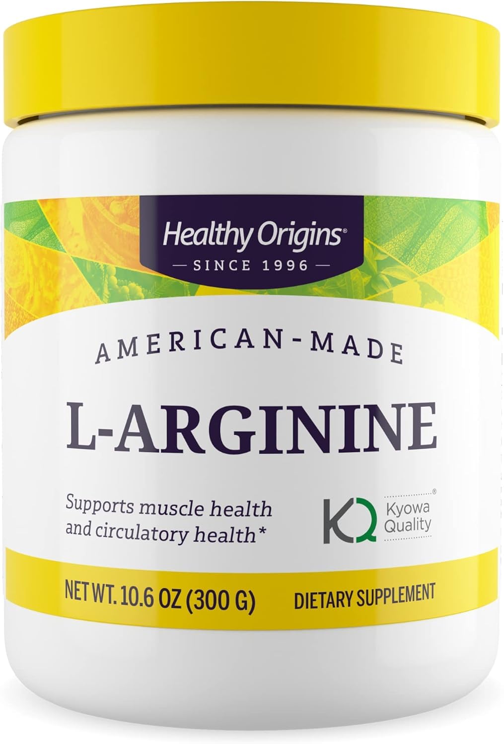 Healthy Origins Poudre L-Arginine 300g vue avant