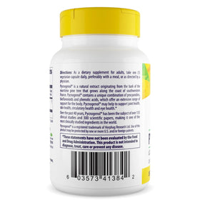 Healthy Origins Pycnogenol 150 mg gélules végétales vue arrière