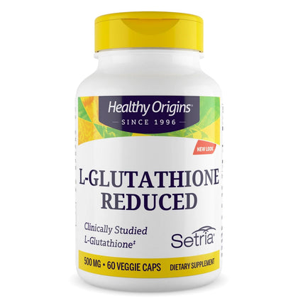 Healthy Origins Setria L-Glutathione 500 mg vue avant du flacon