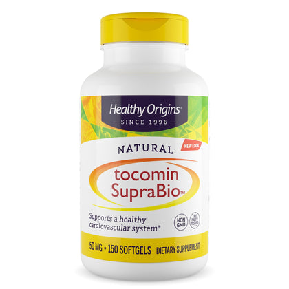 Healthy Origins Tocomin SupraBio 50 mg gélules vue de face
