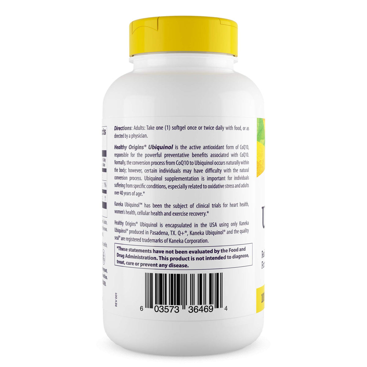 Healthy Origins Ubiquinol CoQ10 100 mg emballage