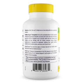 Healthy Origins Ubiquinol CoQ10 100 mg gélules arrière