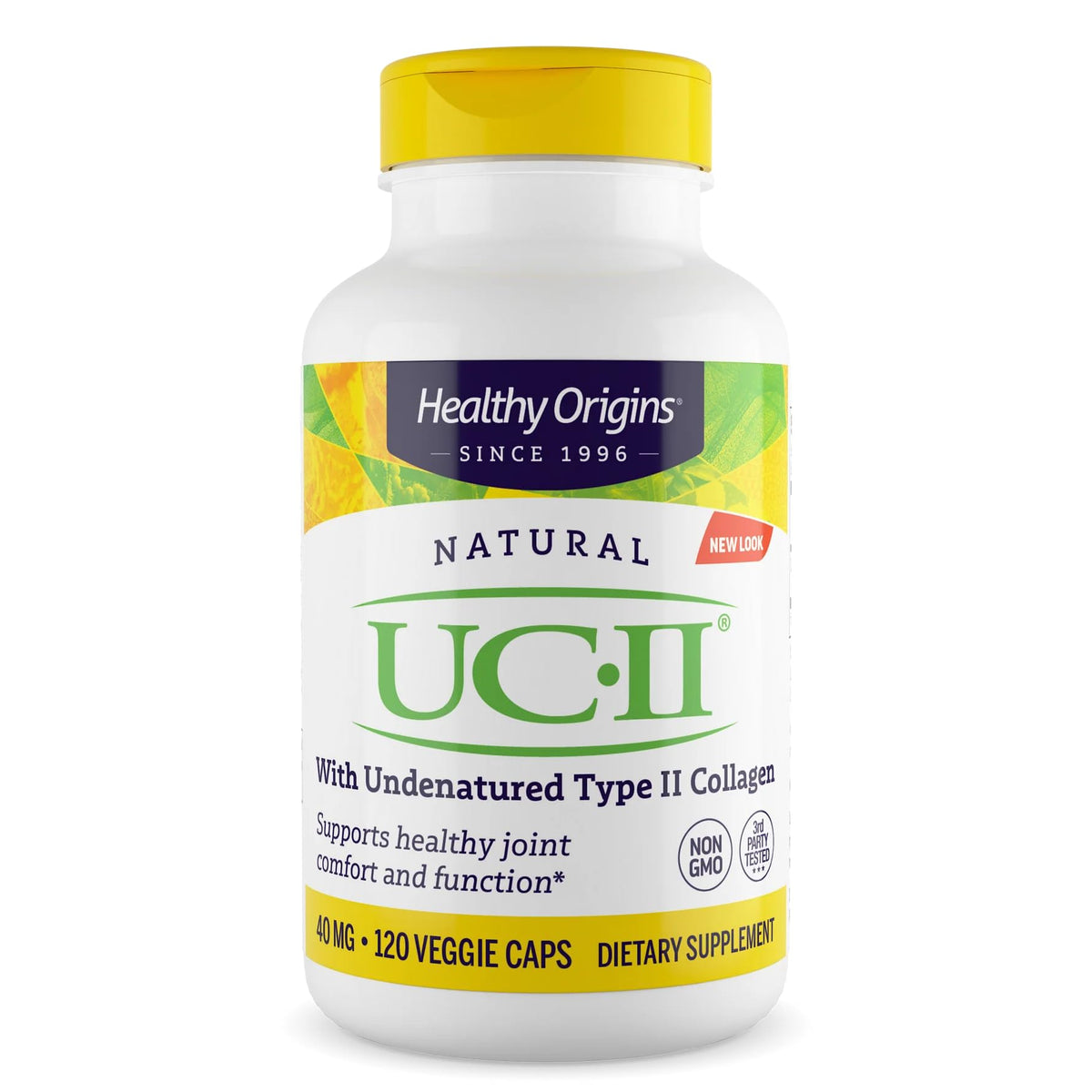 Healthy Origins UC-II Collagène 40 mg 120 Gélules Végétales - avant