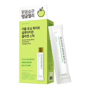 HEALTHY PLACE Collagen Jelly Stick goût pomme verte, paquet de 14 sticks