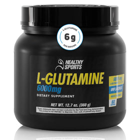 HEALTHY SPORTS L-Glutamine Poudre 6000mg vue de face