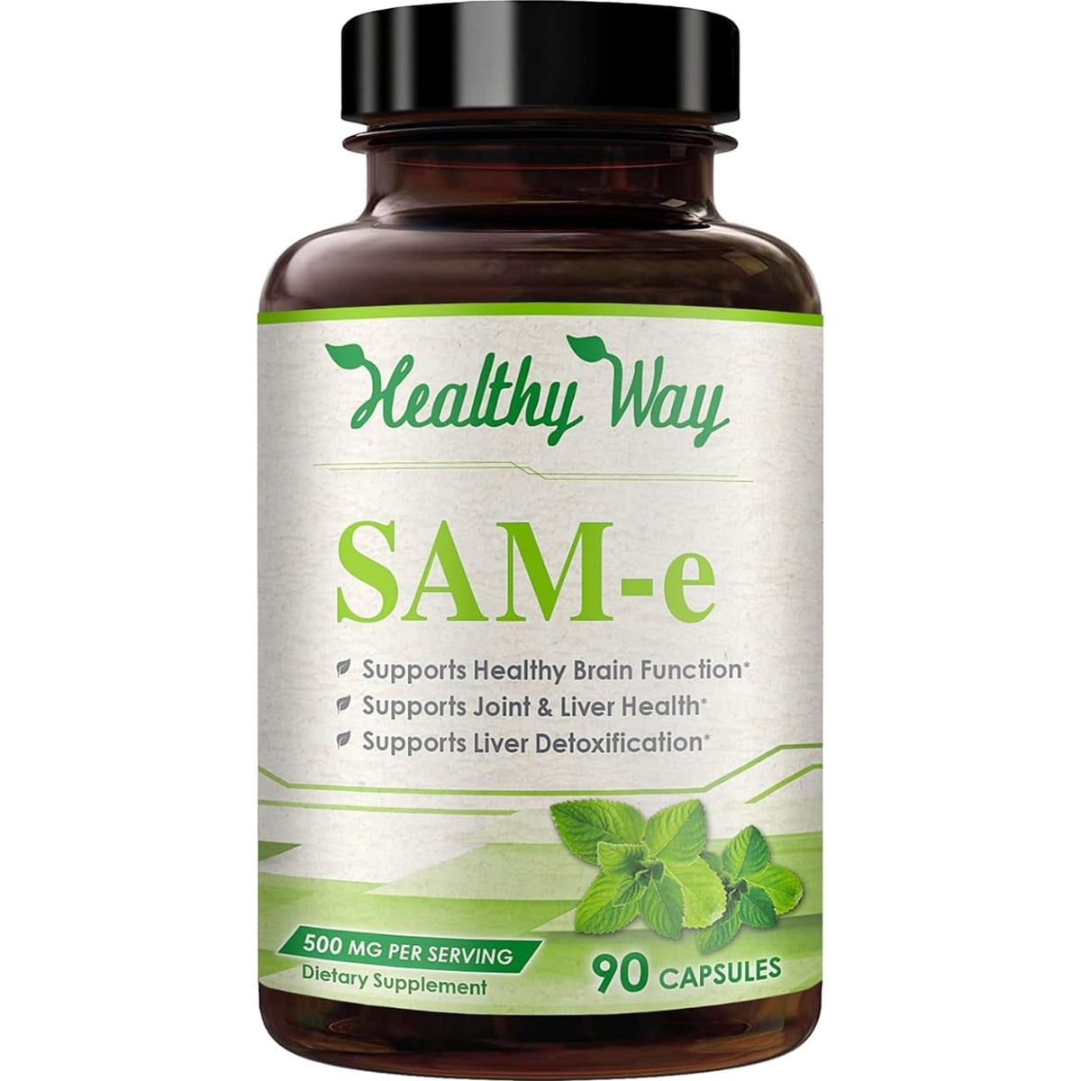 Healthy Way Complément Alimentaire SAM-e 500mg capsules avant