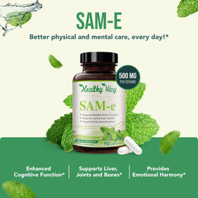 Healthy Way Complément Alimentaire SAM-e 500mg vue latérale