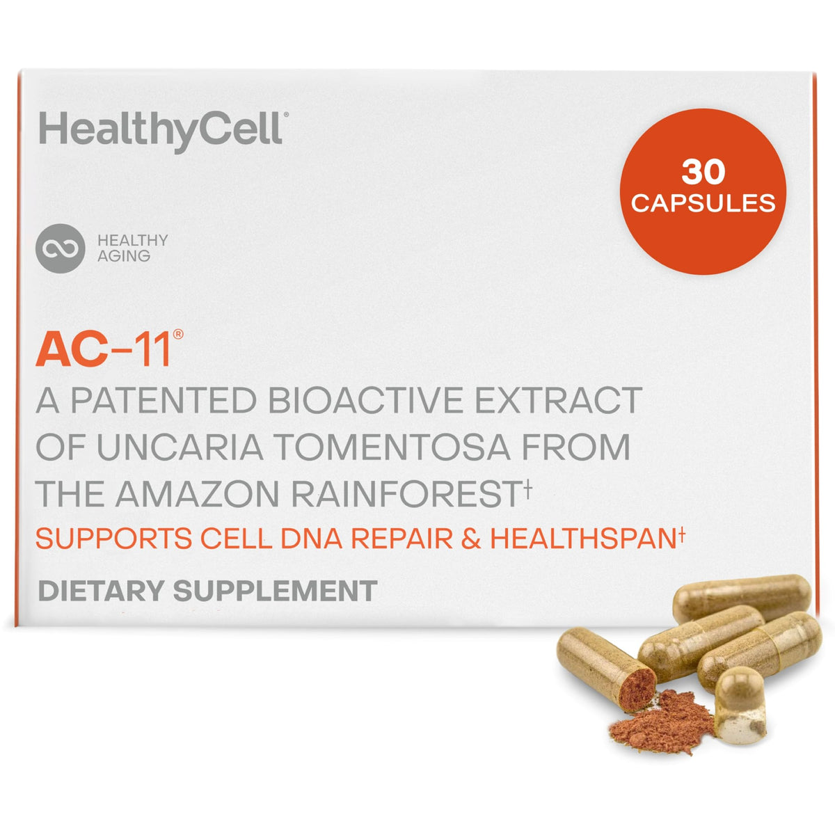 HealthyCell AC-11 complément alimentaire 350 mg, vue avant