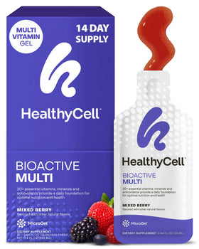 HealthyCell Bioactive Multi gélules liquides au goût de baies mélangées