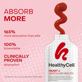 HealthyCell Cœur & Vaisseaux gel pack avec ingrédients naturels