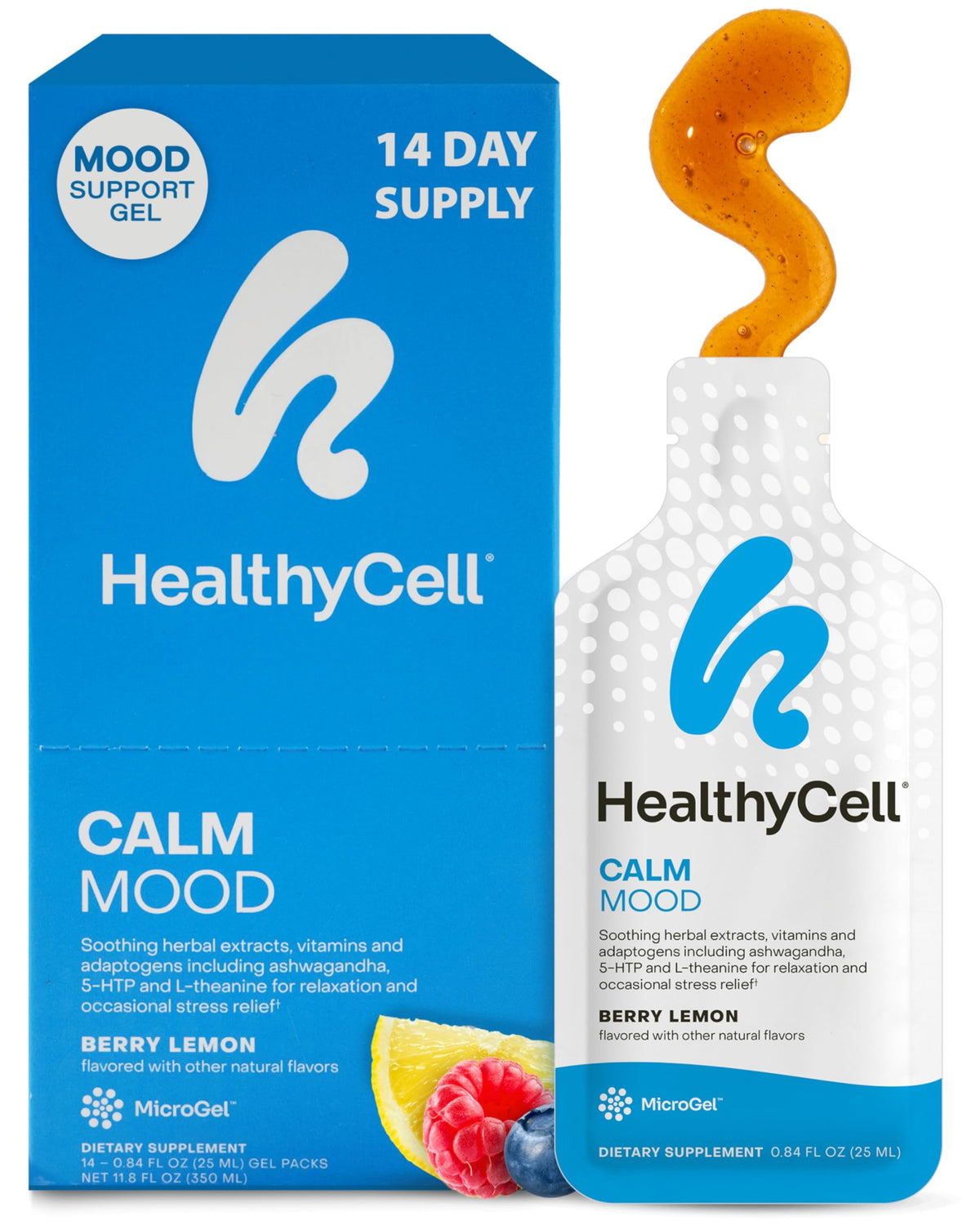 HealthyCell Calm Mood gel pack front view