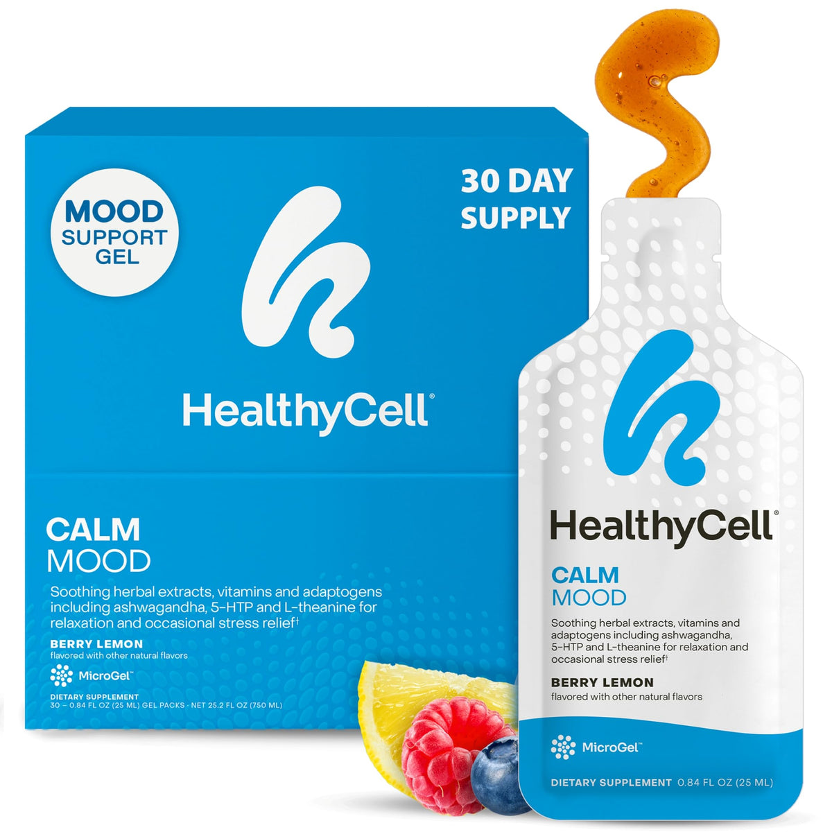 HealthyCell Calm Mood gelées MicroGel vue de face