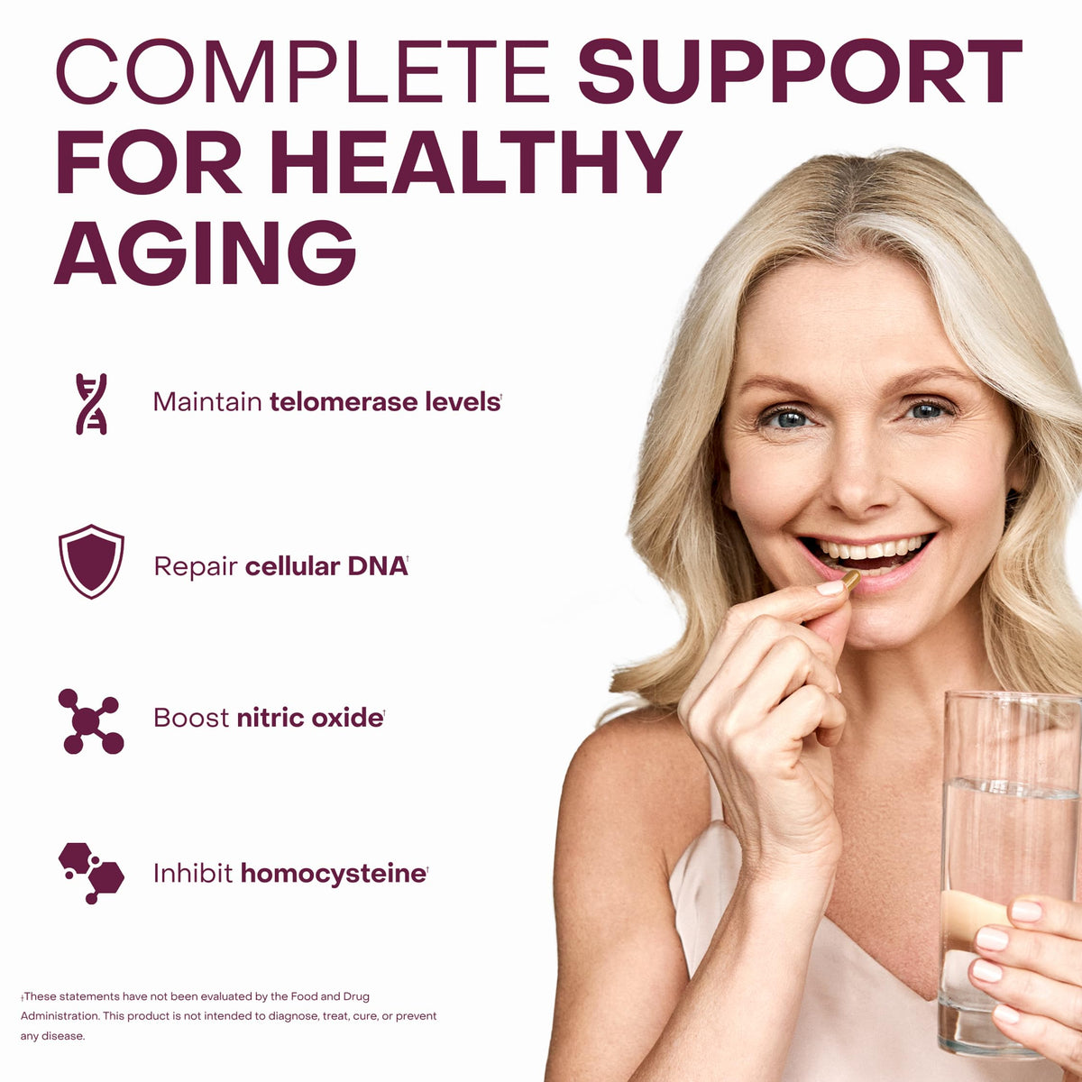 HealthyCell Complément Longueur des Télomères 41g arrière
