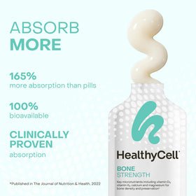 HealthyCell Force Osseuse gel pack en main