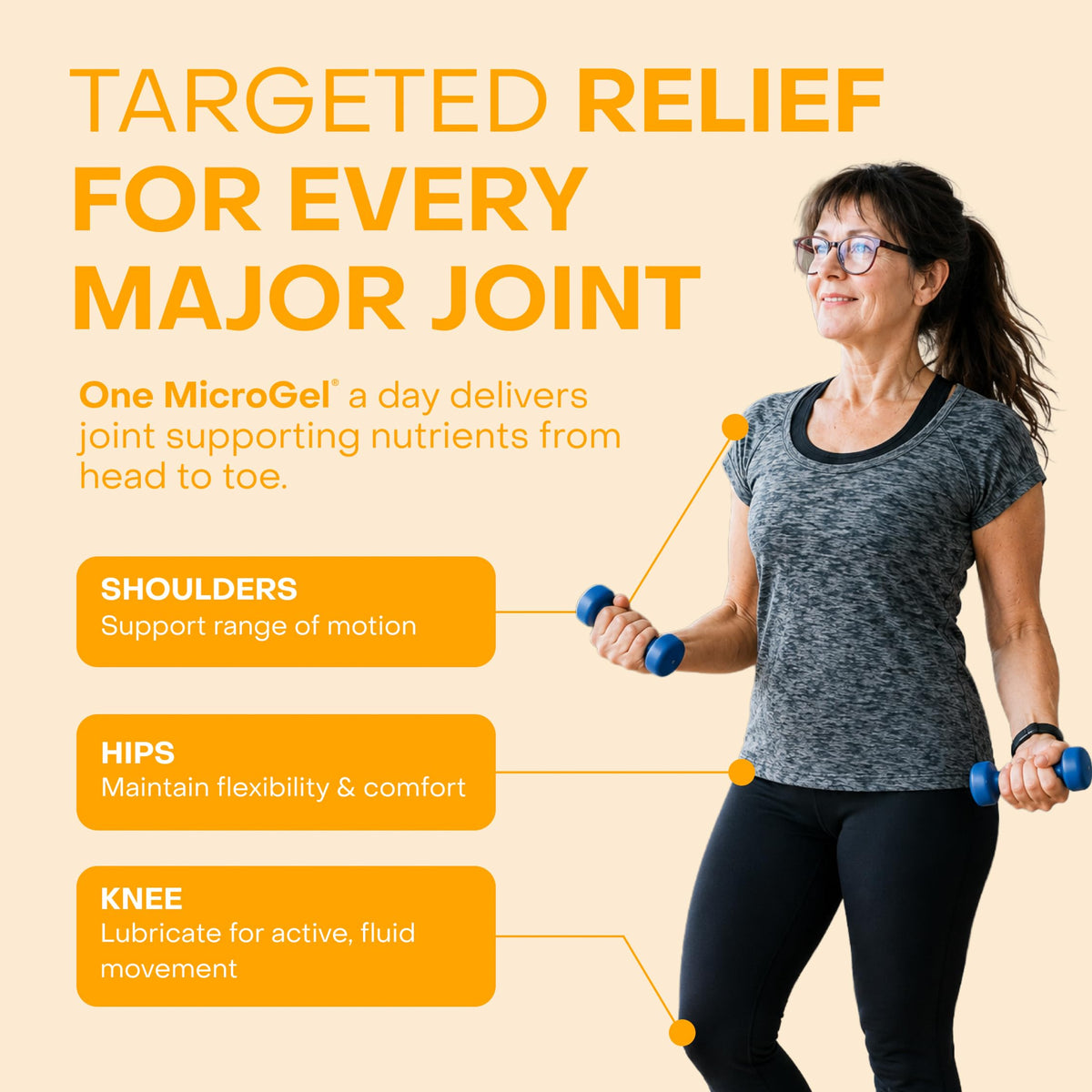 HealthyCell gel pack avec étiquette nutritionnelle
