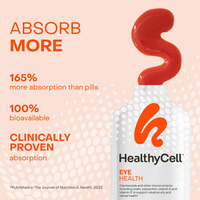 HealthyCell gel pack avec plusieurs packs en arrière-plan