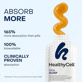 HealthyCell Gel REM Sleep gel au goût cerise