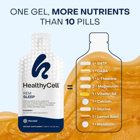 HealthyCell Gel REM Sleep présentation des packs