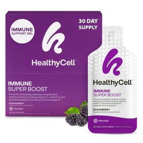 HealthyCell gelée 14 packs saveur mûre vue de face