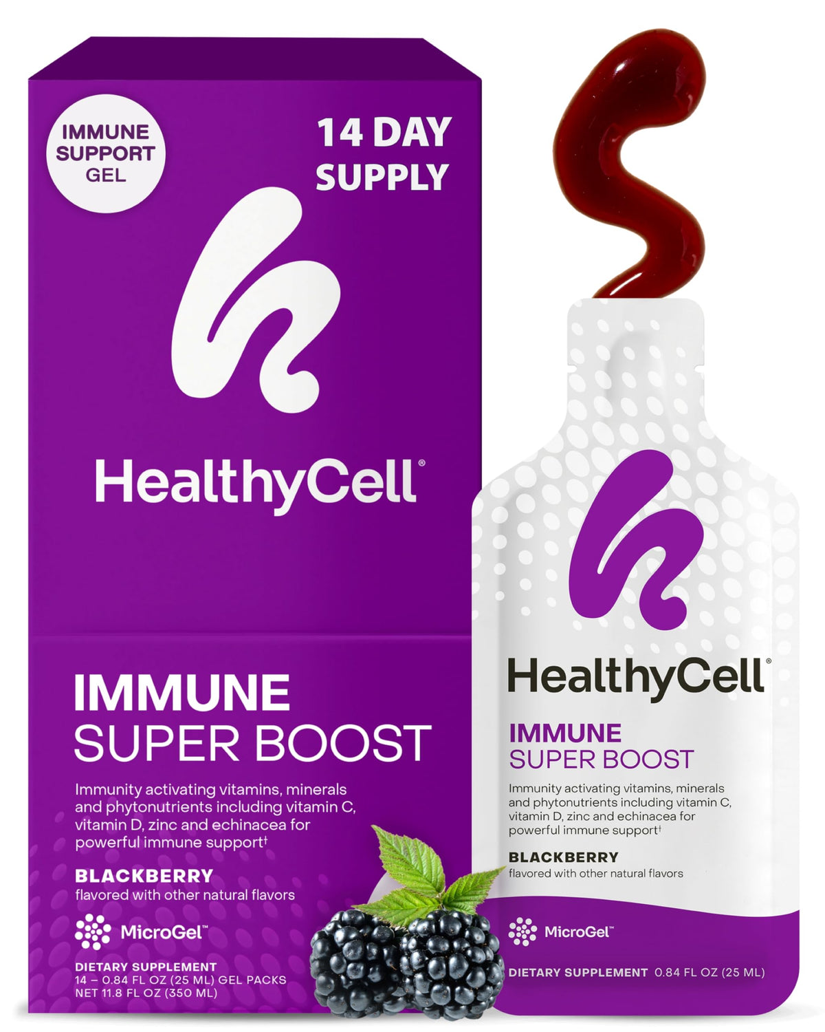 HealthyCell Gelée de Sureau sachet avant