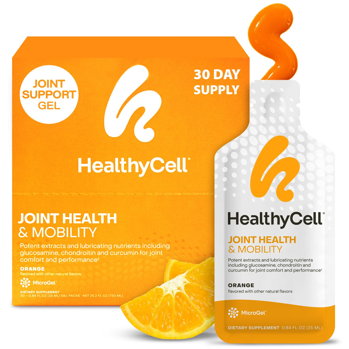 HealthyCell Mobilité Articulaire gel pack orange