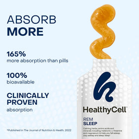 HealthyCell Sommeil REM gel pack cerise, contenu visible