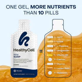 HealthyCell Sommeil REM gel pack cerise, en situation