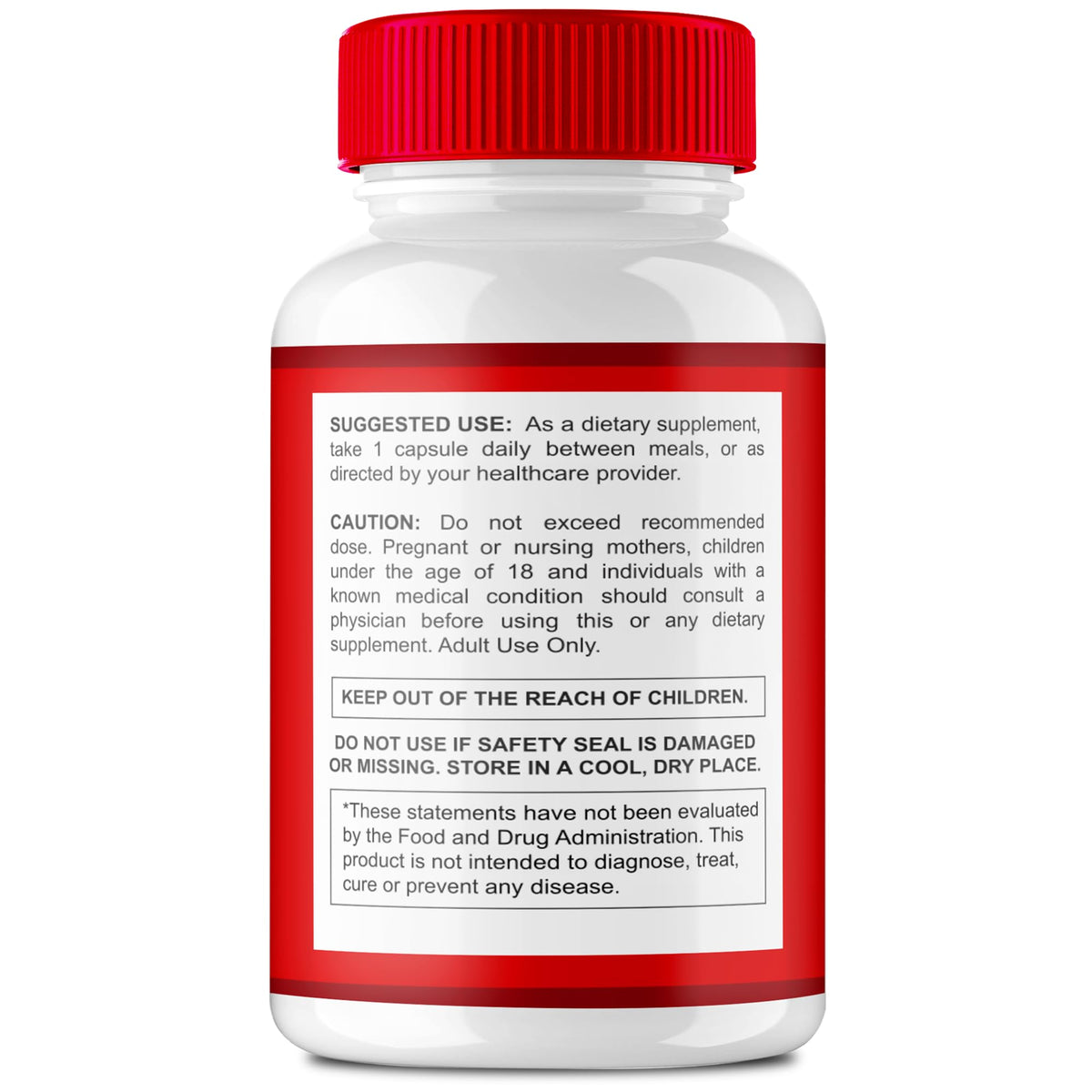 Heart Freedom Capsules avec flacon ouvert