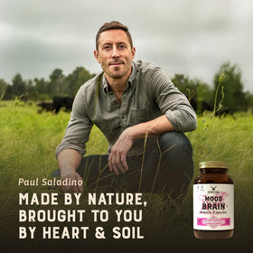 HEART & SOIL Complément Cérébral 180 capsules sur fond neutre