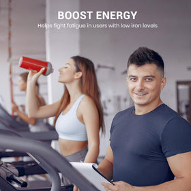 Heivy Fer 325mg avec Vitamine C - Étiquette de la bouteille