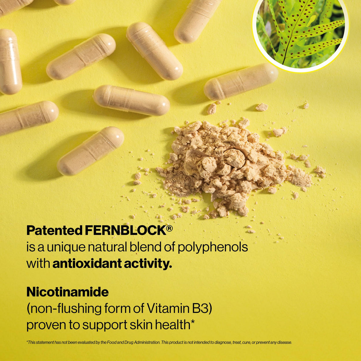 Heliocare Advanced 120 Capsules sur une surface en bois
