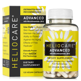 Heliocare Advanced 120 Capsules vue avant avec étiquette