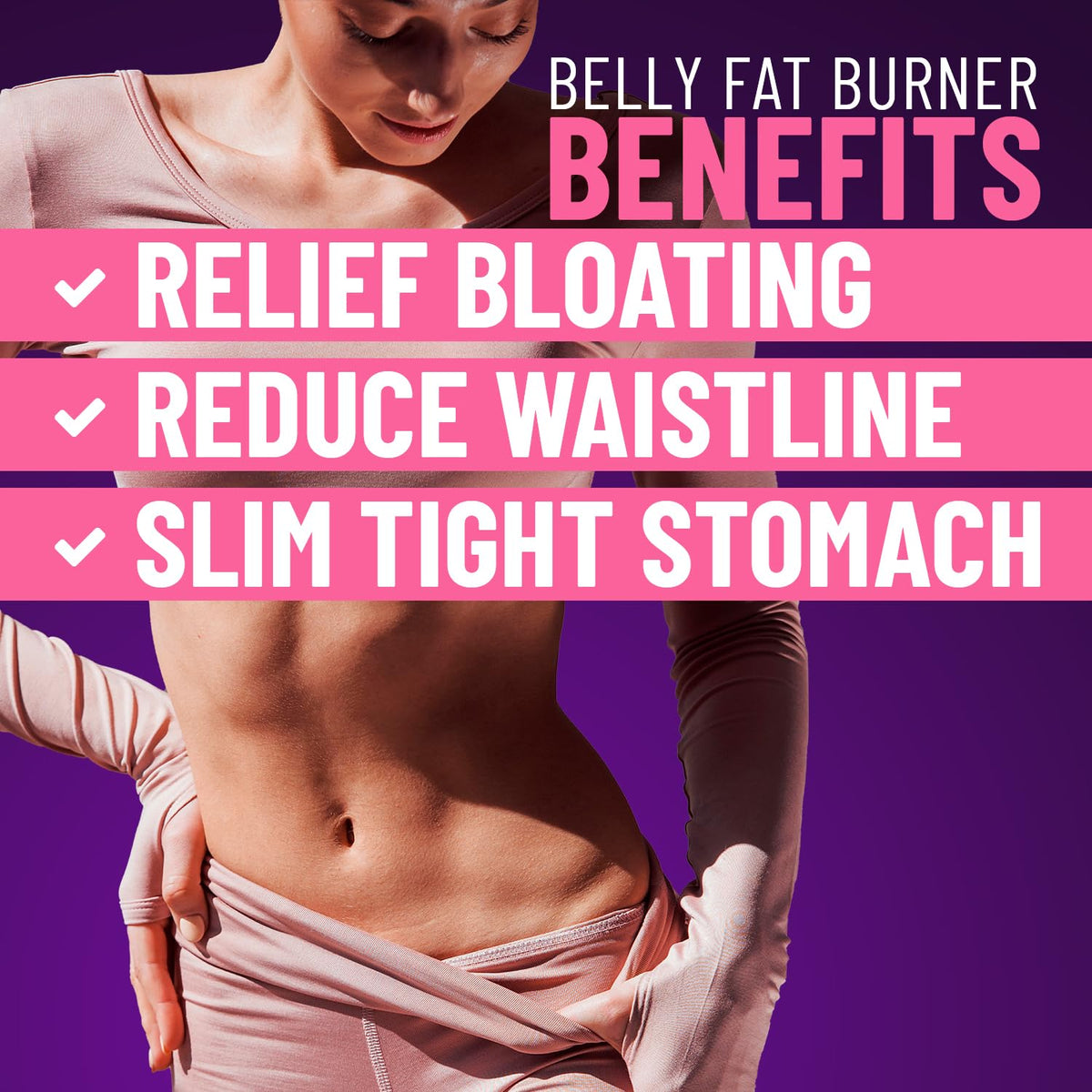 Helix Heal Brûleur de Graisse Abdominale Femme 200g sur une table