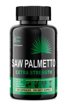 Helix Heal Saw Palmetto pour Hommes vue avant de l'emballage