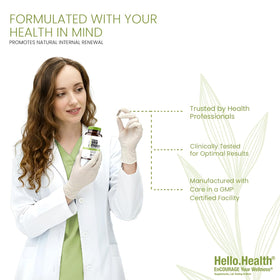 HELLO HEALTH Capsules de Mousse de Mer Irlandais 1500 mg, capsules ouvertes