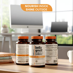 HELLO HEALTH Complément Probiotique - capsules avec des ingrédients naturels
