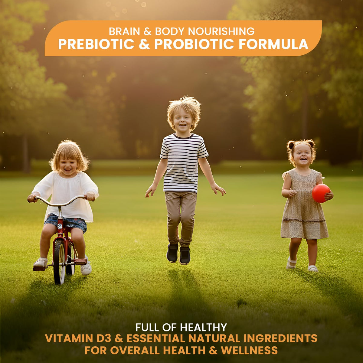 HELLO HEALTH Complément Probiotique - capsules sur une table