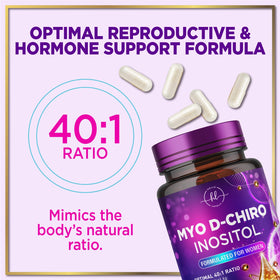Hello Lovely! Complément Alimentaire Myo-Inositol 2000mg sur un fond neutre